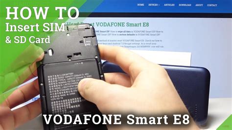 vodafone smart mini sd card|Insert a sim card into Vodafone Smart Mini 7 .